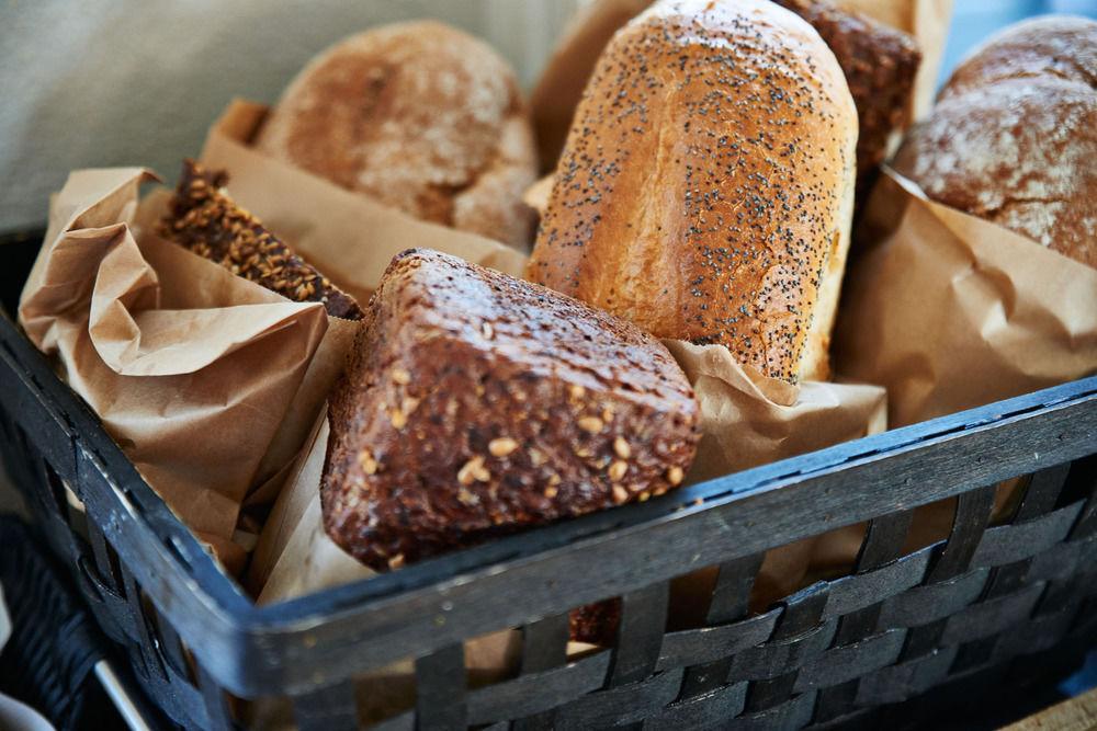 Stoberiet Hostel สเวนด์บอร์ก ภายนอก รูปภาพ A selection of breads